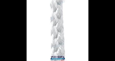 POL2209042080 - GEVLOCHTEN POLYESTER. SILKELINA WIT 8MM.