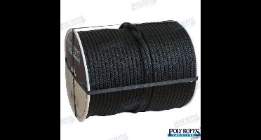 POL2210481716 - Gevlochten afmeerkabel. FLEXLINE 16 mm Zwart