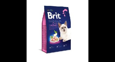 Brit Premium by Nature Adult kip kattenvoer 2 x 8 kg