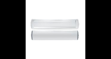 AXA AXA briefplaat met tochtklep en schacht Curve Plus deurdikte tot 72mm. - aluminium naturel