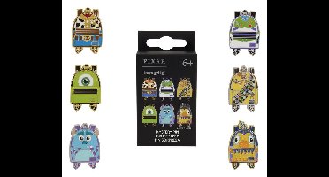 Disney/Pixar by Loungefly Enamel Pins Mini Backpack Blind Box Assortment (12)