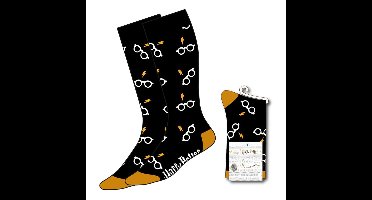 Harry Potter Socks Glasses & Lightning 38-45