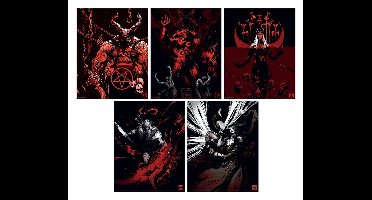 Diablo Art Print Set of Five Limited Edition 36 x 28 cm