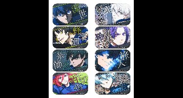 Blue Lock Scene Pinback Buttons Blind Box Assortment (8)