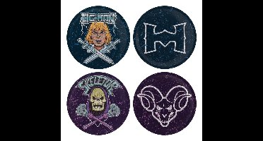 Masters of the Universe Coaster 4-Pack Printed Metal