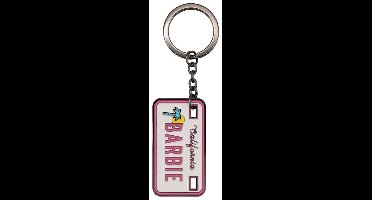 Barbie License Plate Keyring Limited Edition