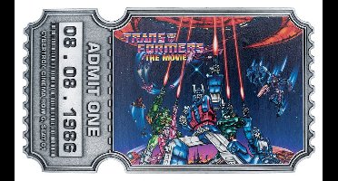 Transformers Replica The Movie 40th Anniversary Movie Ticket Limited Edition 9 x 16 cm