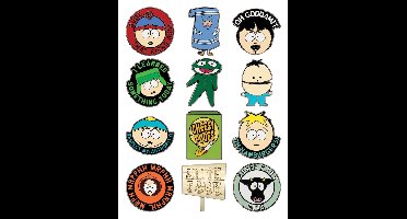 South Park Mystery Pin Badges Display (12)