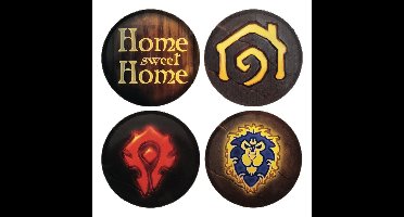 World of Warcraft Coaster 4-Pack Printed Metal