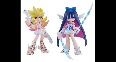 New Panty & Stocking with Garterbelt Figma Action Figures 2-Pack Panty & Stocking: Angel ver. 12 cm