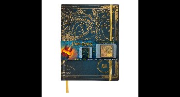 Lord of the Rings Notebook Map of Middle Earth