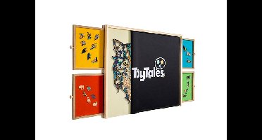 Hi Puzzelplaat met opberglades - met beschermdoek - voor 1500 stukjes - 90 x 67 x 4,5 cm