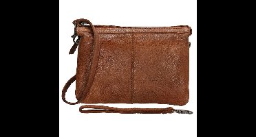 Beagles Leather Schoudertasje Maspalomas Cognac