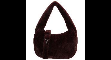 Beagles Faux Fur Shopper/Schoudertas Barakaldo Burgundy