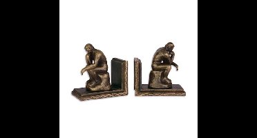 Boekensteun van gietijzer "De Denker"