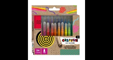 Mini Markers Stiften 24 Stuks Creafun