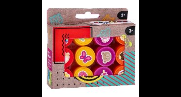 Creafun Stempels 12 Stuks Inclusief Inkt