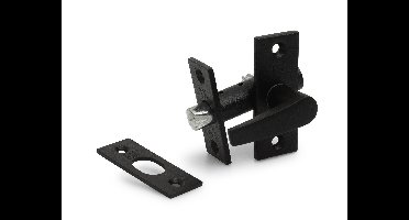 DX DX insteekgrendel met sluitplaat lengte 55mm - zwart