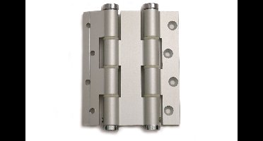 DX Justor deurveerscharnier dubbelwerkend 120/30mm - zilvergrijs