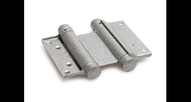 DX IBFM bommer scharnier dubbelwerkend 39/175 mm deurdikte 40-45 mm - zilvergrijs
