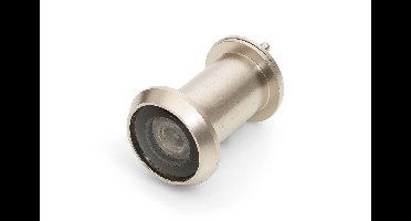 DX DX deurspion Big Eye 200° zichtveld - RVS