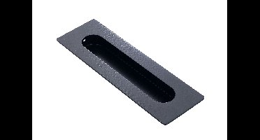 DX DX schuifdeurkom rechthoek-ovaal 180x60mm - zwart