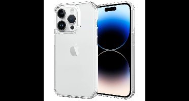 Accezz Xtreme Impact Backcover iPhone 15 Pro Telefoonhoesje Transparant