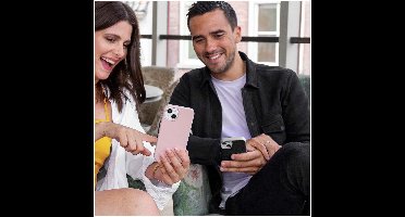 Accezz Liquid Silicone Backcover Samsung Galaxy A26 Telefoonhoesje Zwart