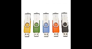 Intenso Basic Line 32GB (USB 2.0) 5-pack USB-sticks Blauw