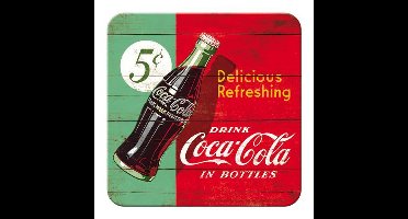 Drink Coca Cola in Bottles - Metalen Onderzetter