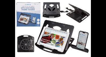 Laptopstandaard Met Universele Telefoonhouder
