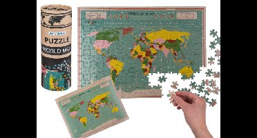 Wereldkaart Puzzel (300pcs)