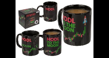 Hodl To The Moon Mok Met Thermisch Effect