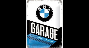 BMW Garage - Metalen Wandplaat
