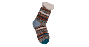 Huissokken Met Antislip Zool Autumn Colors