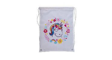 Unicorn Rugtas Met Trekkoorden