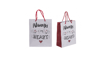 Papieren Cadeautasje (Always In My Heart) - Klein