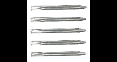 20x Stuks grondpennen/tentharingen metaal 22 cm