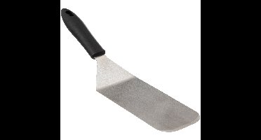 5Five Keukengerei bakspatel/bakspaan - zilver rvs - 32 x 7.5 cm