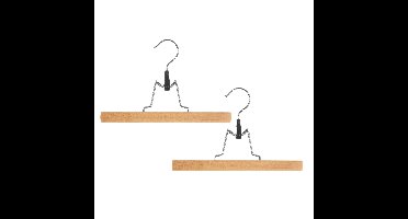 5Five Kledinghangers - voor broeken - 9x stuks - 25 x 16 cm