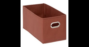 5Five Opbergmand/kastmand - roestbruin - 31 x 15 x 15 cm