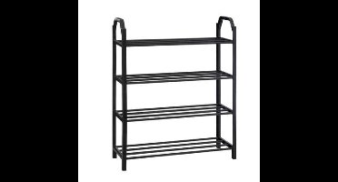 5Five Schoenenrek - zwart - 8 paar schoenen - 50 x 65 cm