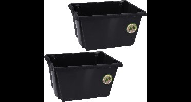 5x Stuks Opberg boxen/dozen - kunststof - 20 liter - 42 x 33 x 23 cm