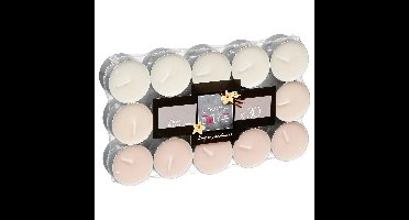 Atmosphera Geurkaars waxine/theelichtje - 30x - vanille - 3,5 uur