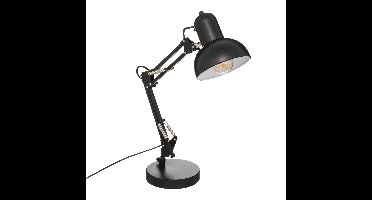 Atmosphera Tafellamp/bureaulampje Design Light Classic - zwart - 56 cm