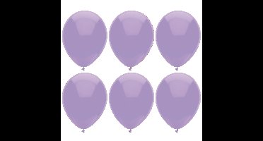 Ballonnen verjaardag/thema feest - 200x stuks - lila paars - 29 cm