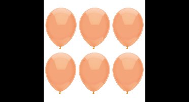 Ballonnen verjaardag/thema feest - 300x stuks - perzik roze - 29 cm