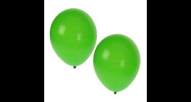 Bellatio Decorations ballonnen - 45x stuks - groen - 27 cm