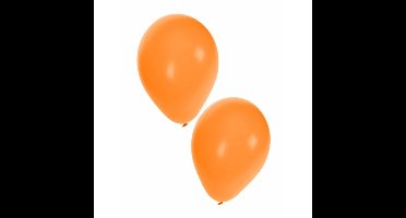 Bellatio Decorations ballonnen - 50x stuks - oranje - 27 cm