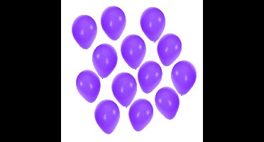 Bellatio Decorations ballonnen - 50x stuks - paars - 27 cm